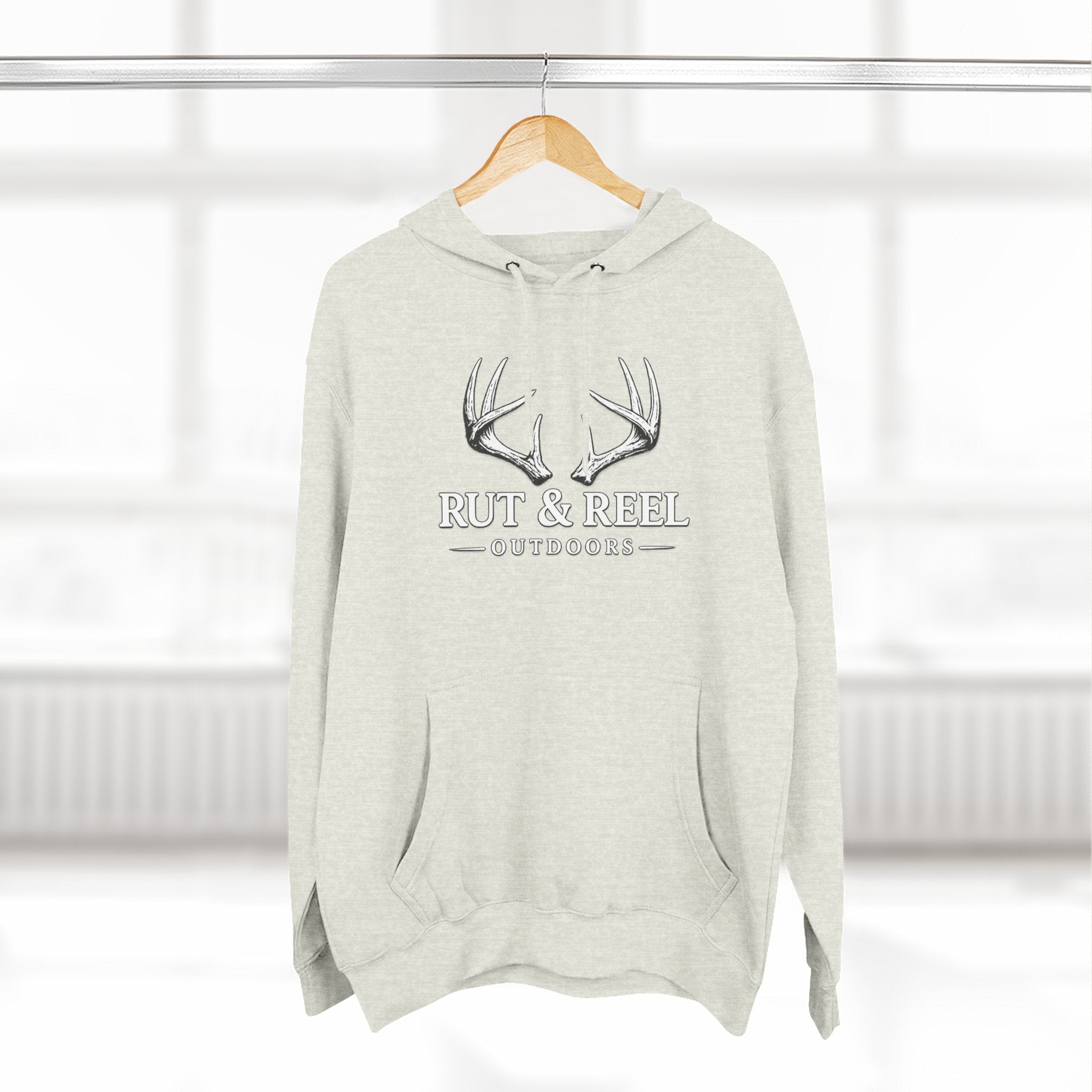 Three-Panel Fleece Hoodie