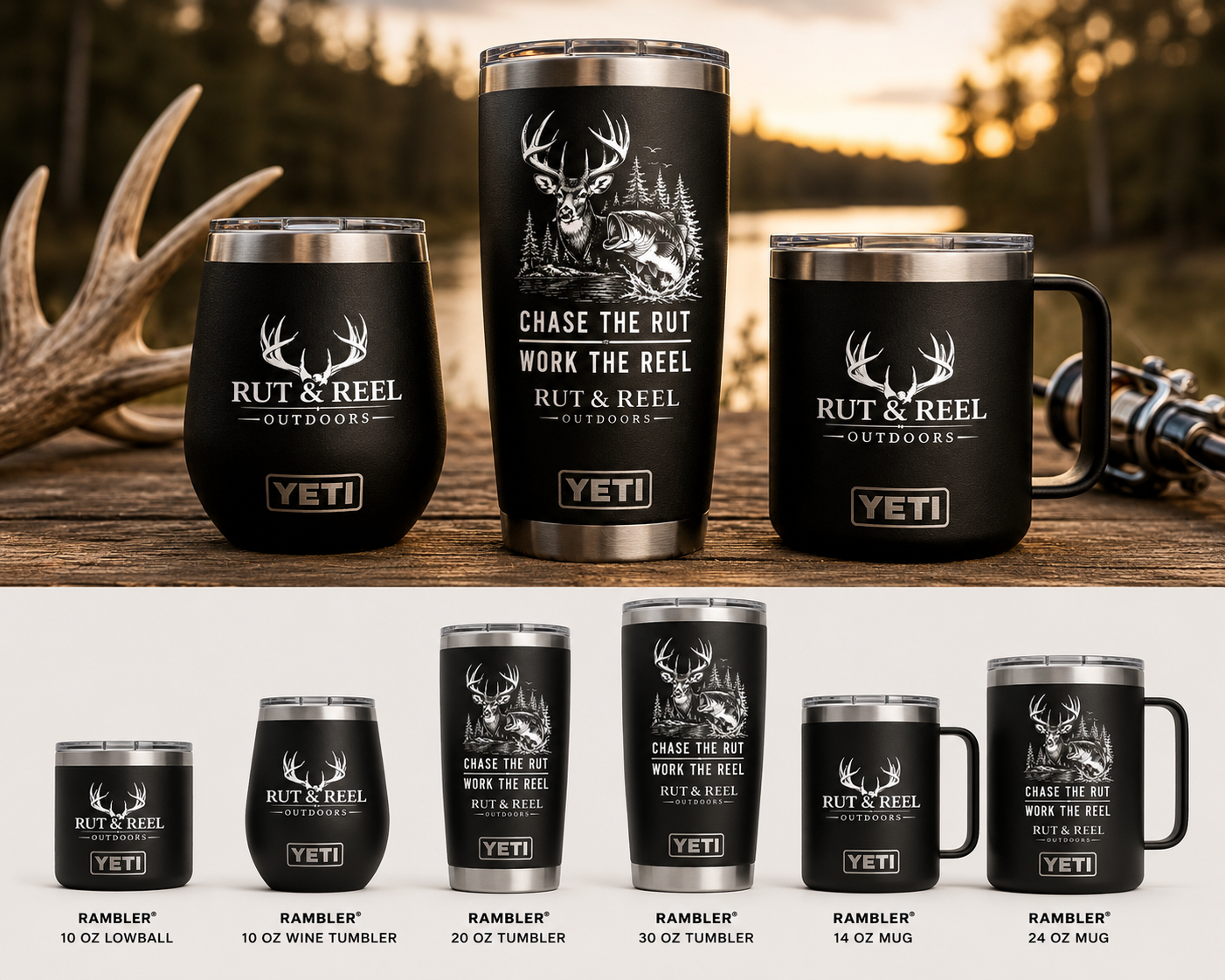 Rut & Reel Outdoors Signature Tumbler
